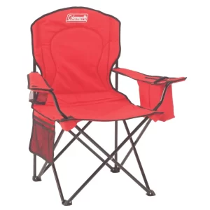 Chair Adult Quad W/cooler Red Adult camping chair Beach Chairs